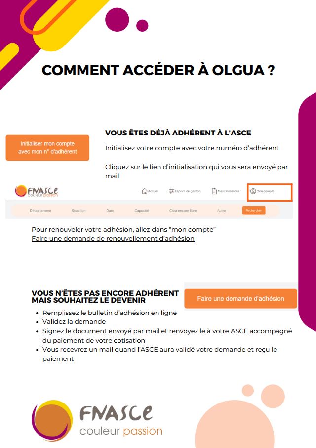 Comment accder OLGUA
