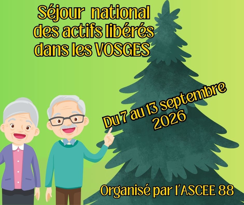 Séjour actifs libérés 2026